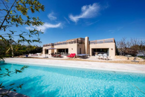 Magnifique villa contemporaine face au Mont Ventoux - piscine